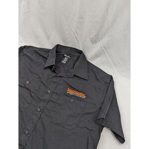 Jagermeister Jagermeister Black Polo Shirt Bar Mechanic Garage Shop Orange XL